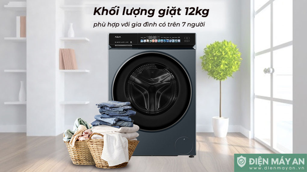Máy giặt Aqua Inverter 12 kg AW12-BD4377U1L(GN)